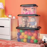 CAJAS ORGANIZADORAS 10L NEGRO SOLIDO