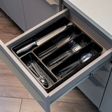 PORTA CUBIERTO SIN TAPA NEGRO