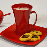 TAZAS PARA CAPPUCCINO PLUS 400ML ROJO
