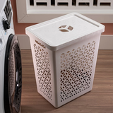 CESTO MULTIUSO 55L COM TAMPA BLANCO SOLIDO