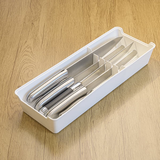 ORGANIZADOR DE GAVETA 125X340 FACAS BLANCO SOLIDO