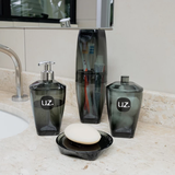 PORTA ALGODÓN TRANSLUCIDO NEGRO