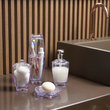 PORTA JABON LIQUIDO PREMIUM TRANSPARENTE TRASLUCIDO