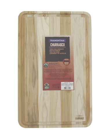 TABLA PARA CHURRASCO 60X36 CM RECTANGULAR TRAMONTINA