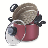 OLLA COZI VAPORE 22 CM 6 LTS. ROJO
