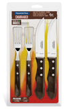 JGO. ASADO JUMBO 4 PZA CAFE TRAMONTINA