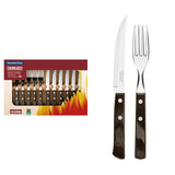 JGO. CUBIERTOS 12 PZA POLYWOOD CAFE TRAMONTINA