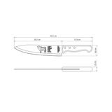 CUCHILLO PARA CARNE /CHURRASCO 8 " TRAMONTINA