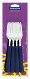 12 TENEDOR MESA AZUL NEW KOLOR