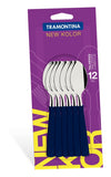 12 CUCHARRILLA P/TE AZUL NEW KOLOR