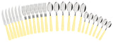JGO. CUBIERTOS 24 PZA NEW KOLOR CREMA