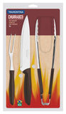 KIT PARA ASADO 3 PZAS. PLENUS TRAMONTINA