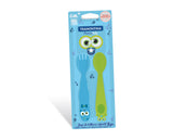 JGO. CUBIERTOS INFANTIL MOSTERBABY 2 PZA