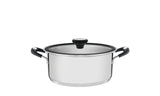 OLLA BAJA CON TAPA VIDRIO 20CM   2.90 LTS.