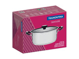 OLLA BAJA CON TAPA VIDRIO 20CM   2.90 LTS.