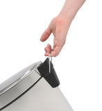 BASURERO ACERO INOX C/PEDAL 12 LTS TRAMONTINA
