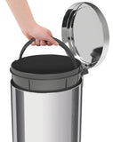BASURERO ACERO INOX C/PEDAL 20 LTS TRAMONTINA