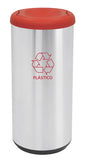 BASURERO INOX CAP. SEL. BASCULANTE 40 LTS. RO