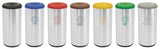 BASURERO INOX CAP. SEL. BASCULANTE 40 LTS. AMARILL