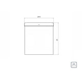 BASURERO INOX C/TAPA BASCULANTE 5 LTS. TRAMONTINA