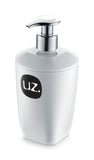 PORTA JABON LIQ. PREMIUM BLANCO SOLIDO