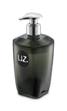 PORTA JABON LIQUIDO PREMIUM NEGRO TRASLUCIDO