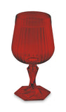 COPA PARA AGUA Y VINO AXE 350ML ROJO TRASLUCIDO